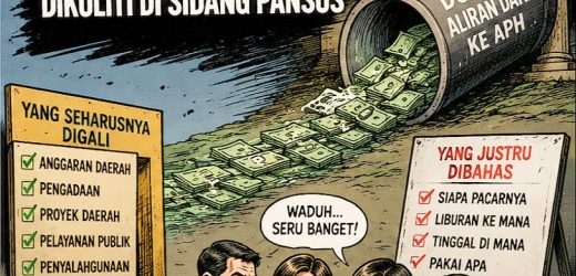 Jika Ada Dugaan Aliran Dana ke APH, Mengapa Pansus Tidak Menggali Lebih Jauh?”