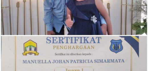 Prestasi Gemilang! Putri Ketiga Johan Simarmata dan dr. Sri Ramayani Raih Juara 1, Bukti Kerja Keras dan Semangat Belajar Tak Pernah Mengkhianati Hasil