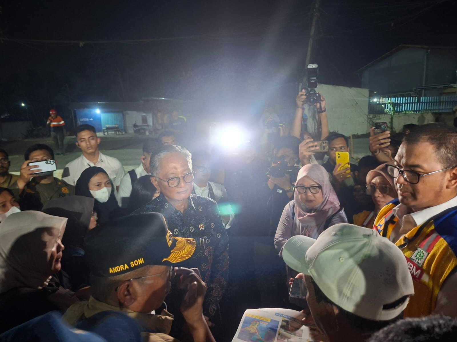 Kunjungan Menteri Pekerjaan Umum Republik Indonesia, Ke Bojonegara Bersama Gubernur Banten, Bupati Serang Dan Beberapa SKPD