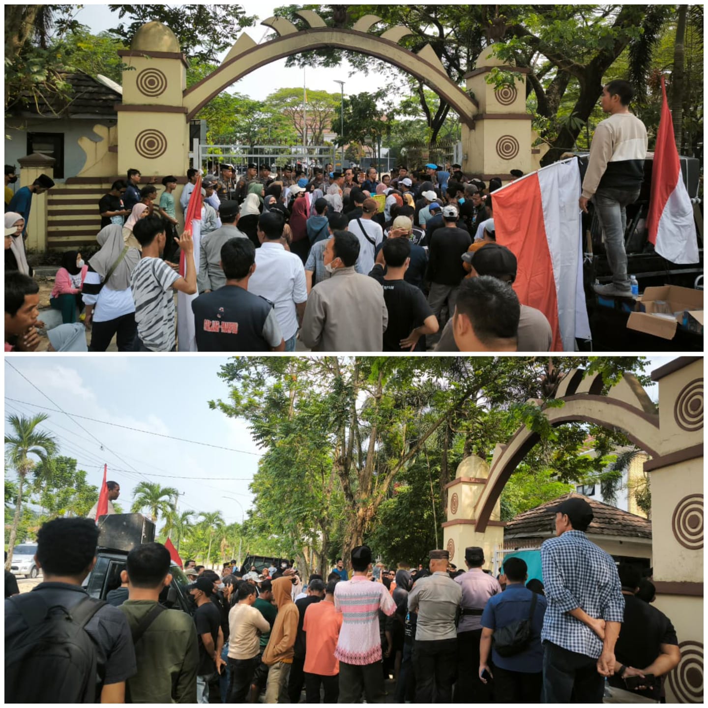 Warga Andamui Gelar Aksi Jilid II, Pemkot Serang Hentikan Sementara Proyek Sukawana Asri