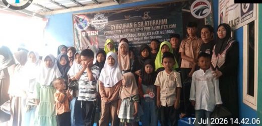 Rayakan HUT ke-8, Portalmiliter.com Gelar Aksi Sosial “Jumat Berkah” bersama Anak Yatim