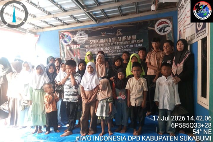 Rayakan HUT ke-8, Portalmiliter.com Gelar Aksi Sosial “Jumat Berkah” bersama Anak Yatim