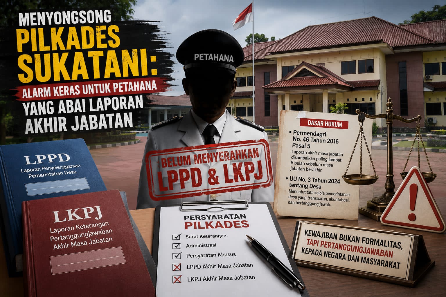 Menyongsong Pilkades Sukatani Kab. Bekasi : Alarm Keras bagi Petahana yang Belum Menyerahkan Laporan Akhir Masa Jabatan