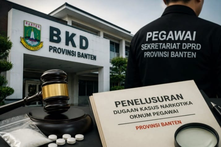 Telusuri Dugaan Kasus Narkotika Oknum Pegawai Sekretariat DPRD Provinsi Banten