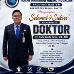 Resmi Sandang Gelar Doktor, Pembina DPW IWO Indonesia Dr. Yuda Ganda Putra Tegaskan Pentingnya Pers Berbasis Ilmu Pengetahuan dan Integritas