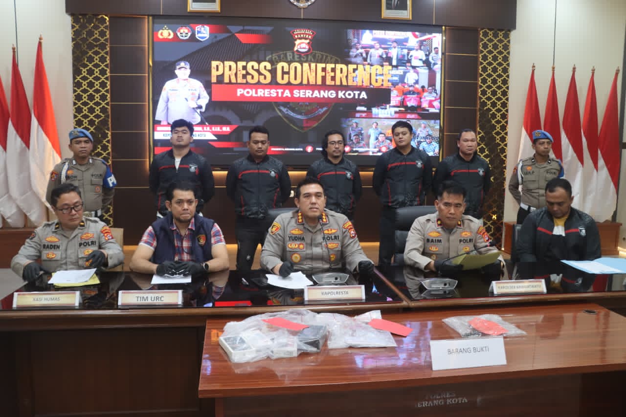 Ungkap kasus Pelaku Curanmor oleh Polsek Kramatwatu Polresta Serang Kota